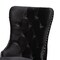 Baxton Studio Honora Contemporary Glam and Luxe Black Velvet Fabric and Silver Metal 2Piece Dining Chair Set 221-2PC-12909-ZORO - alternate 9